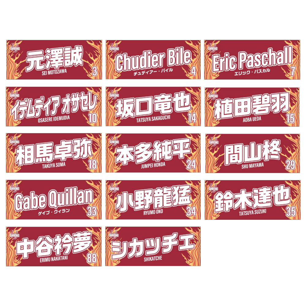 2026-27プレーヤーズネームタオル(シカッチェ) 詳細画像 - 4