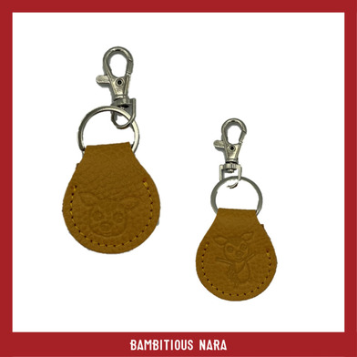 レザーコインキーホルダー