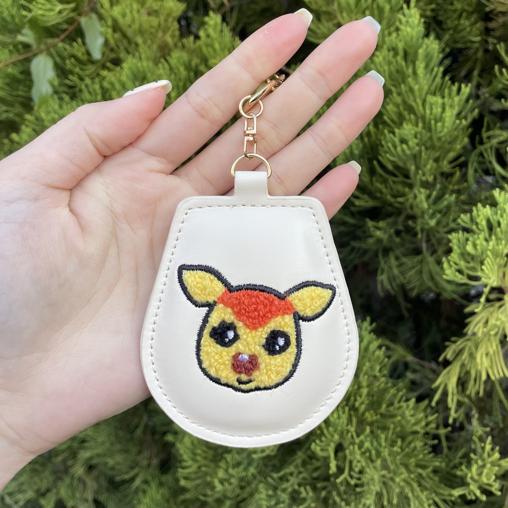 シカッチェサガラ刺繍キーホルダー 詳細画像 - 3