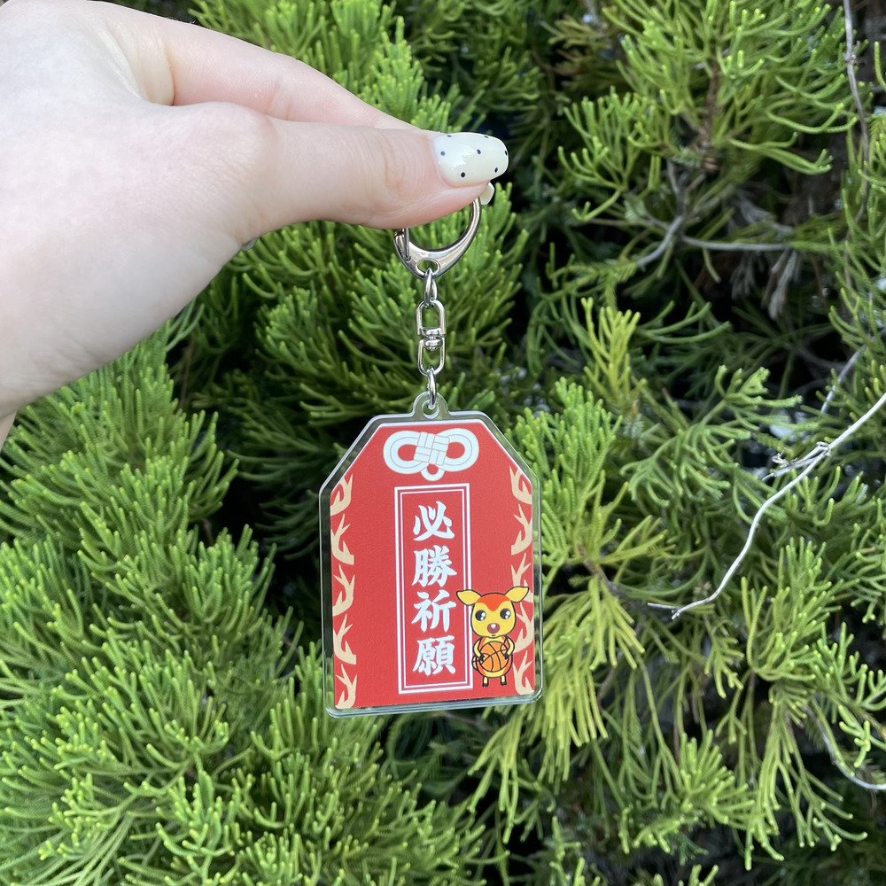 シカッチェお守り型アクリルキーホルダー 詳細画像 - 2