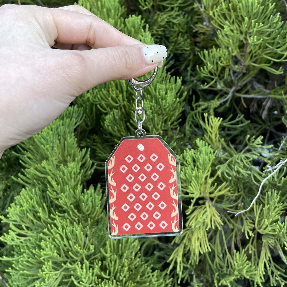 シカッチェお守り型アクリルキーホルダー 詳細画像 - 3