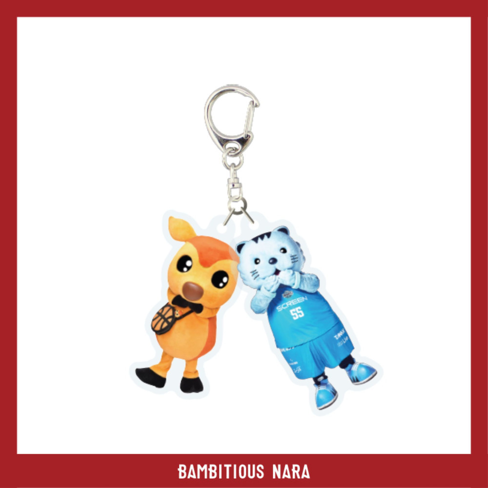 【はんニャリン&times;シカッチェ】2連アクリルキーホルダー 詳細画像 - 1