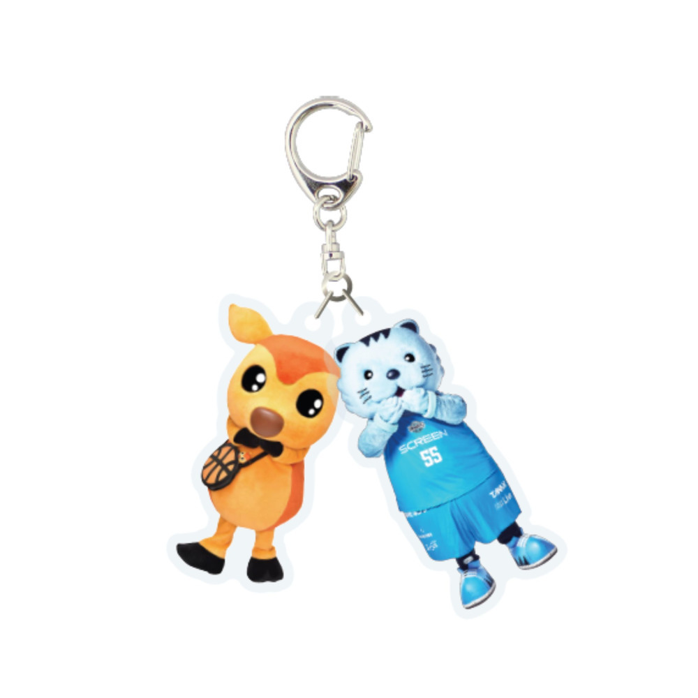 【はんニャリン&times;シカッチェ】2連アクリルキーホルダー 詳細画像 - 2