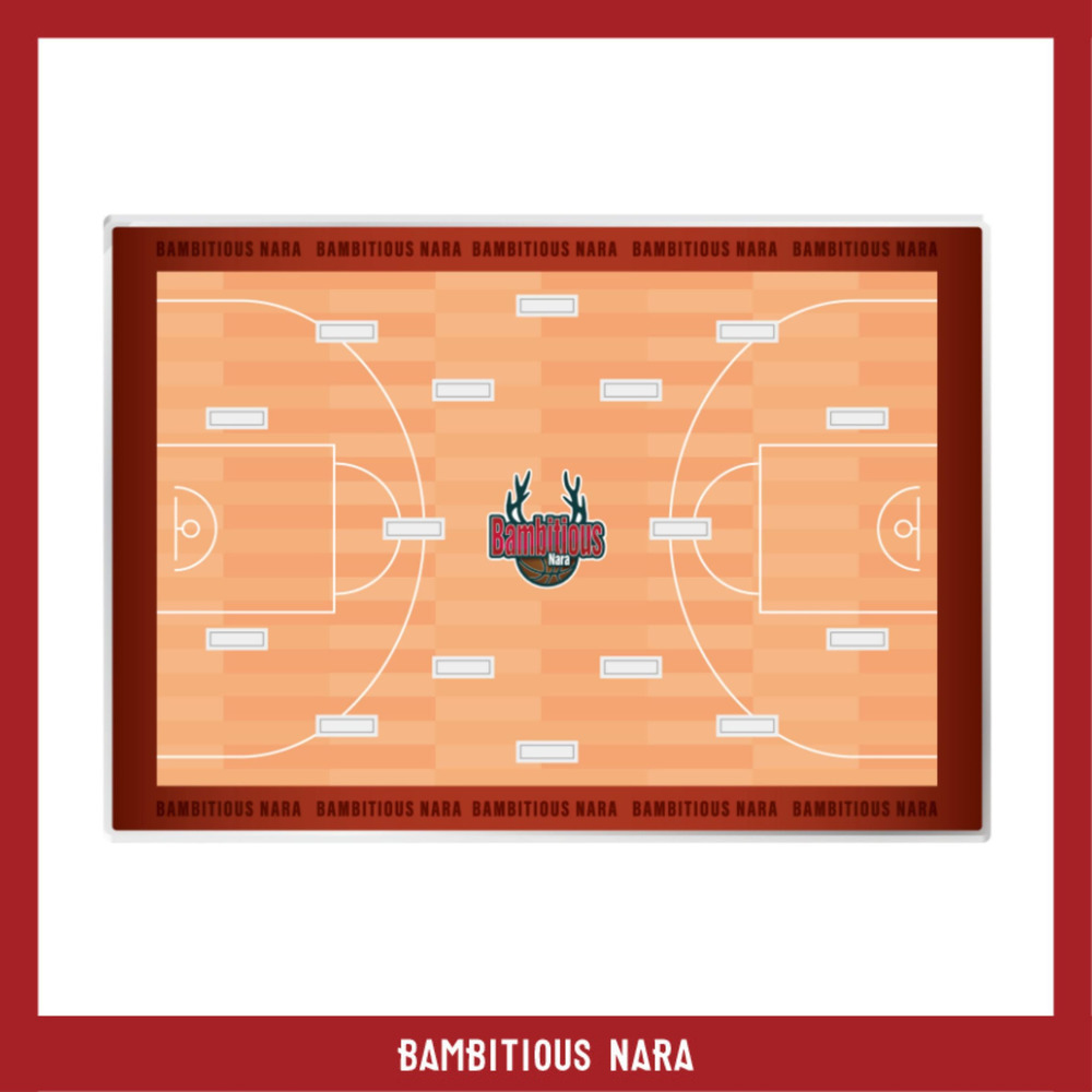 アクリルスタンドバスケットコート型台座 詳細画像 - 1