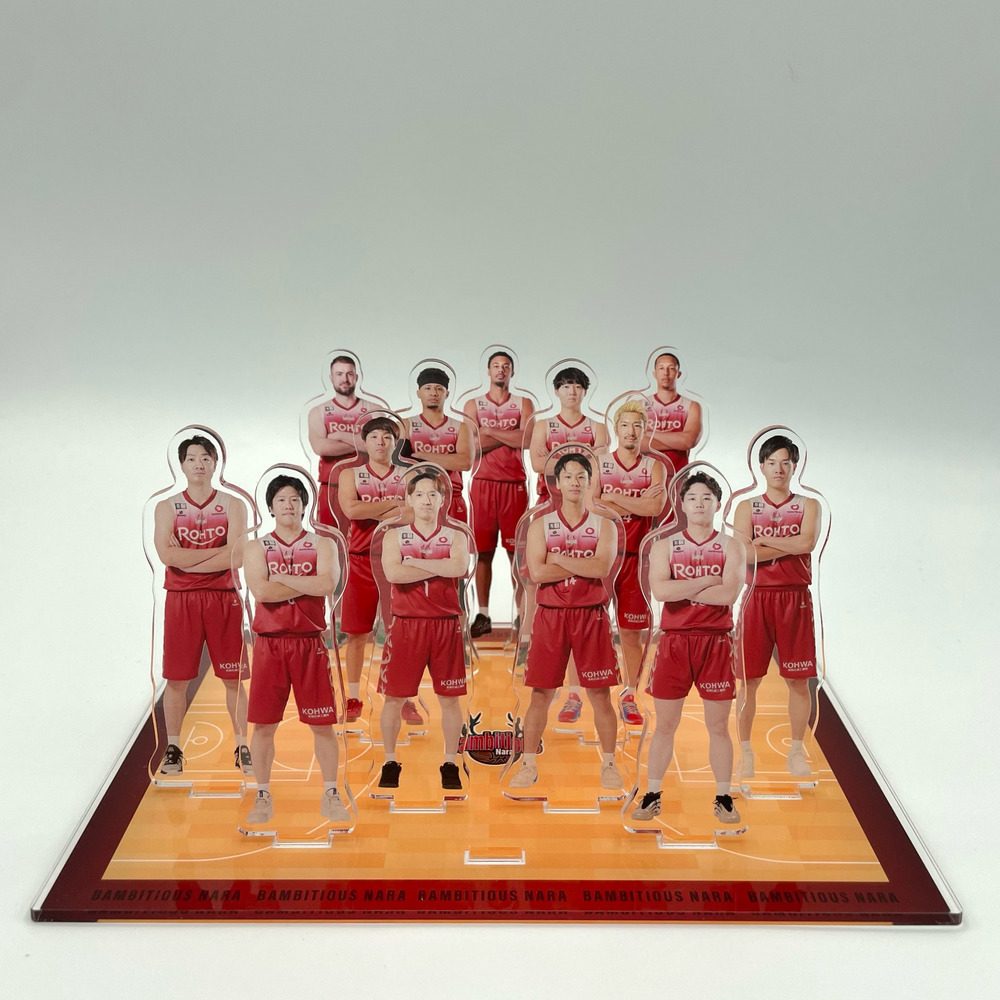 アクリルスタンドバスケットコート型台座 詳細画像 - 2