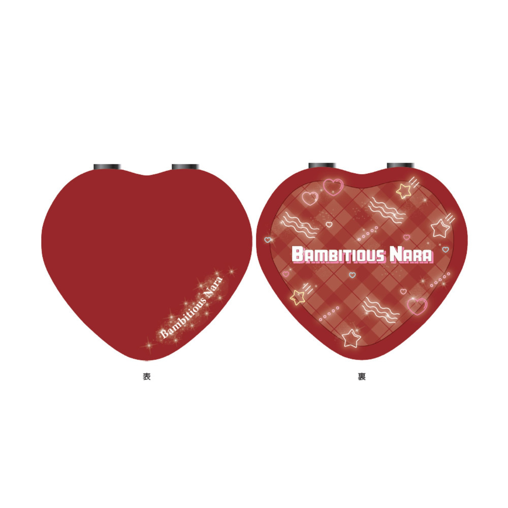 ハート型コンパクトミラー 詳細画像 - 2