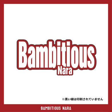 角なしロゴステッカー