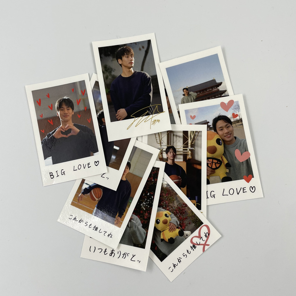 【シークレット】坂口選手チェキ風ステッカー 詳細画像 - 2