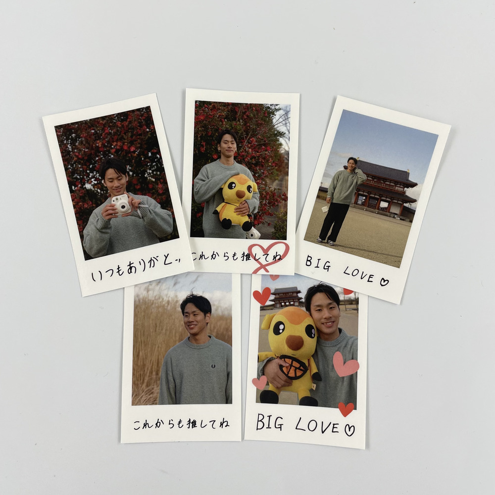 【シークレット】坂口選手チェキ風ステッカー 詳細画像 - 4