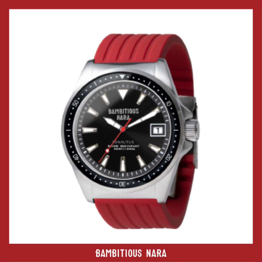 バンビシャスウォッチ（ラバーバンドRED）2025-26 詳細画像 【MENS】ベゼル（ブラック） 1