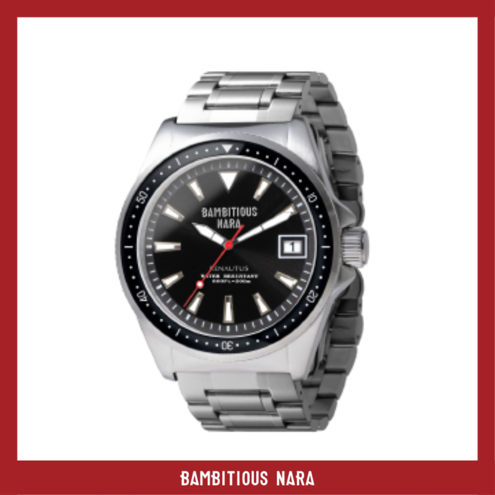 バンビシャスウォッチ（メタルバンド）2025-26 詳細画像 【MENS】ベゼル（ブラック） 1