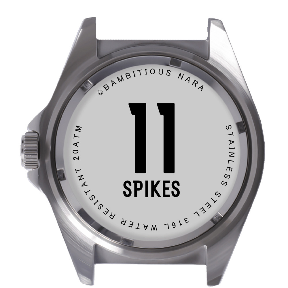 バンビシャス選手サインウォッチ（ラバーバンドBLK）2025-26 詳細画像 #11 SPIKES（ナイジェル・スパイクス） 2