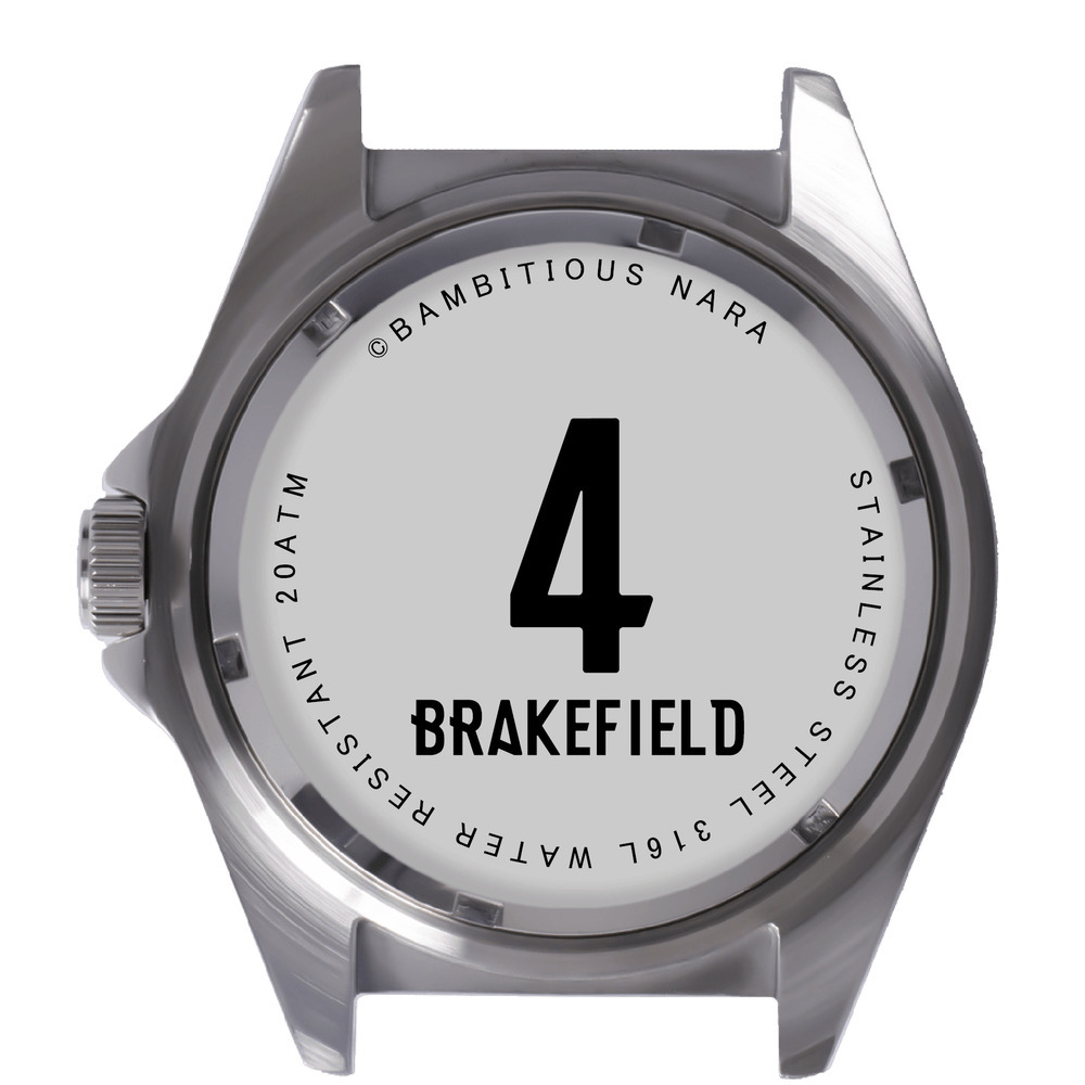 バンビシャス選手サインウォッチ（ラバーバンドBLK）2025-26 詳細画像 #4 BRAKEFIELD（ジェイミン・ブレイクフィールド） 2