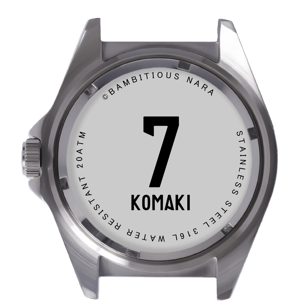 バンビシャス選手サインウォッチ（ラバーバンドBLK）2025-26 詳細画像 #7 KOMAKI（古牧 昌也） 2