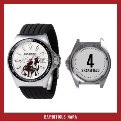 バンビシャス選手写真入りウォッチ（ラバーバンドBLK）2025-26