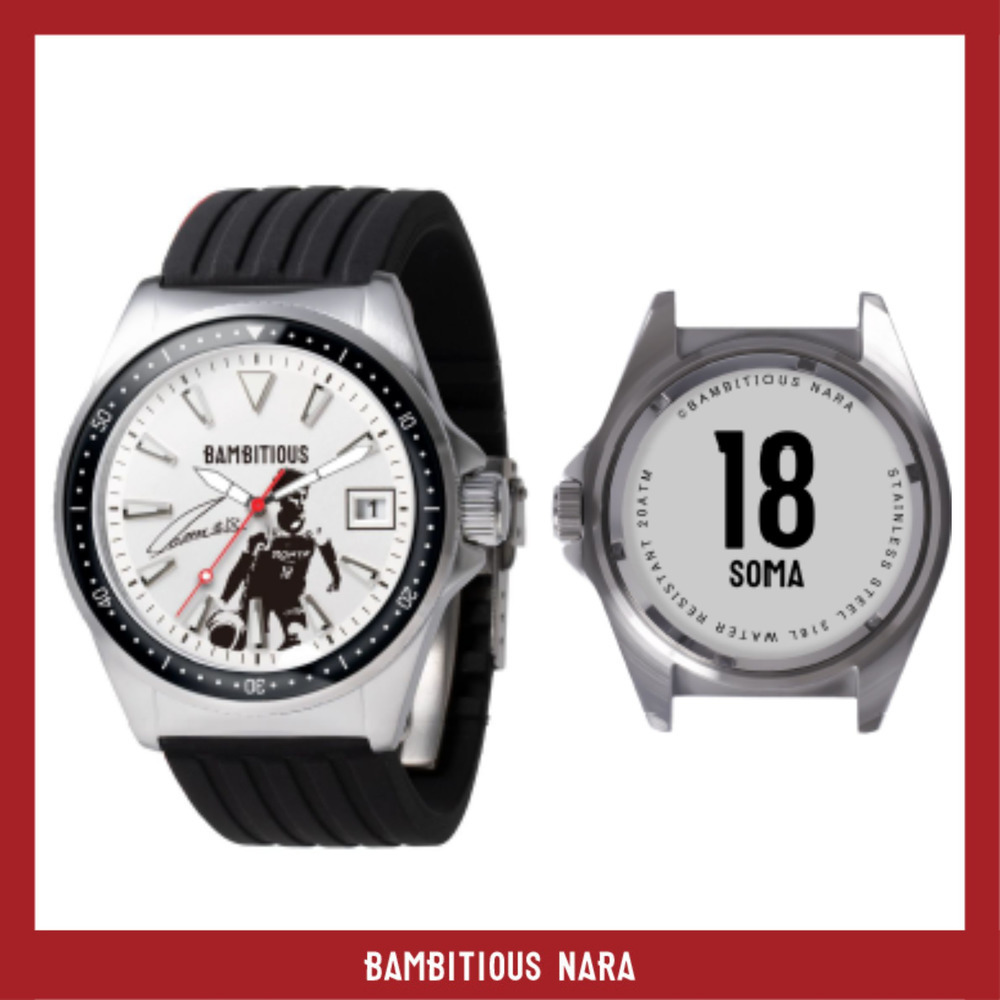 バンビシャス選手写真入りウォッチ（ラバーバンドBLK）2025-26 詳細画像 #18 SOMA（相馬 卓弥） 1