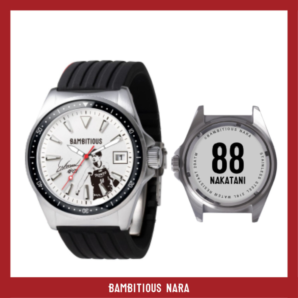バンビシャス選手写真入りウォッチ（ラバーバンドBLK）2025-26 詳細画像 #88 NAKATANI（中谷 衿夢） 1