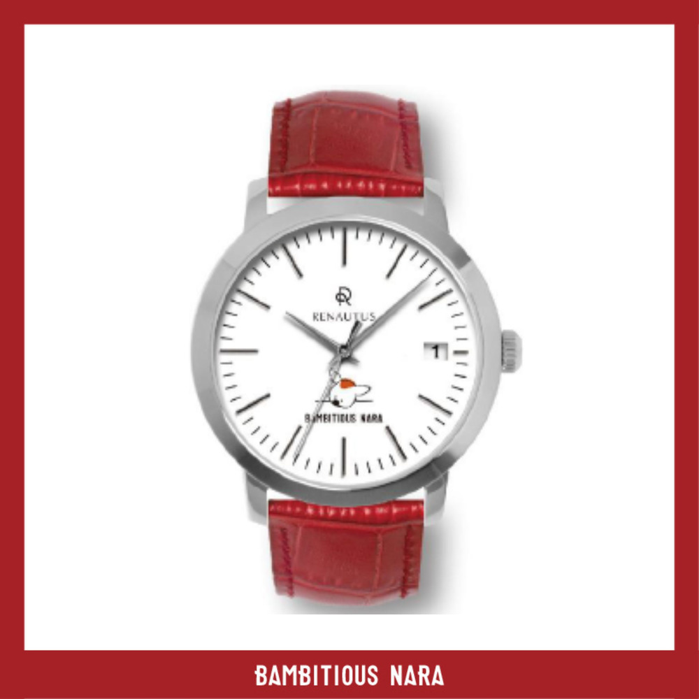 バンビシャスウォッチベイビーシカッチェモデル 詳細画像 【ベルト】レッド（型押し本牛革） 1