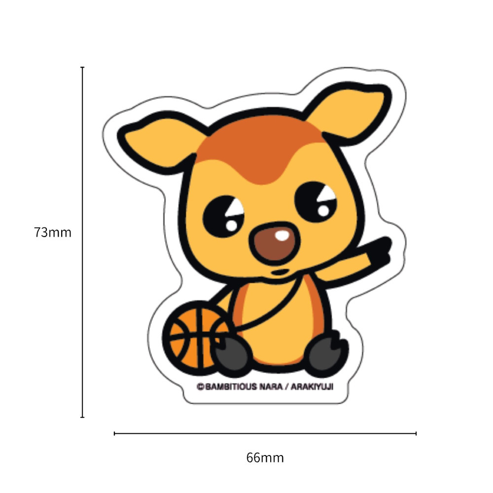 お座りシカッチェステッカー 詳細画像 - 2