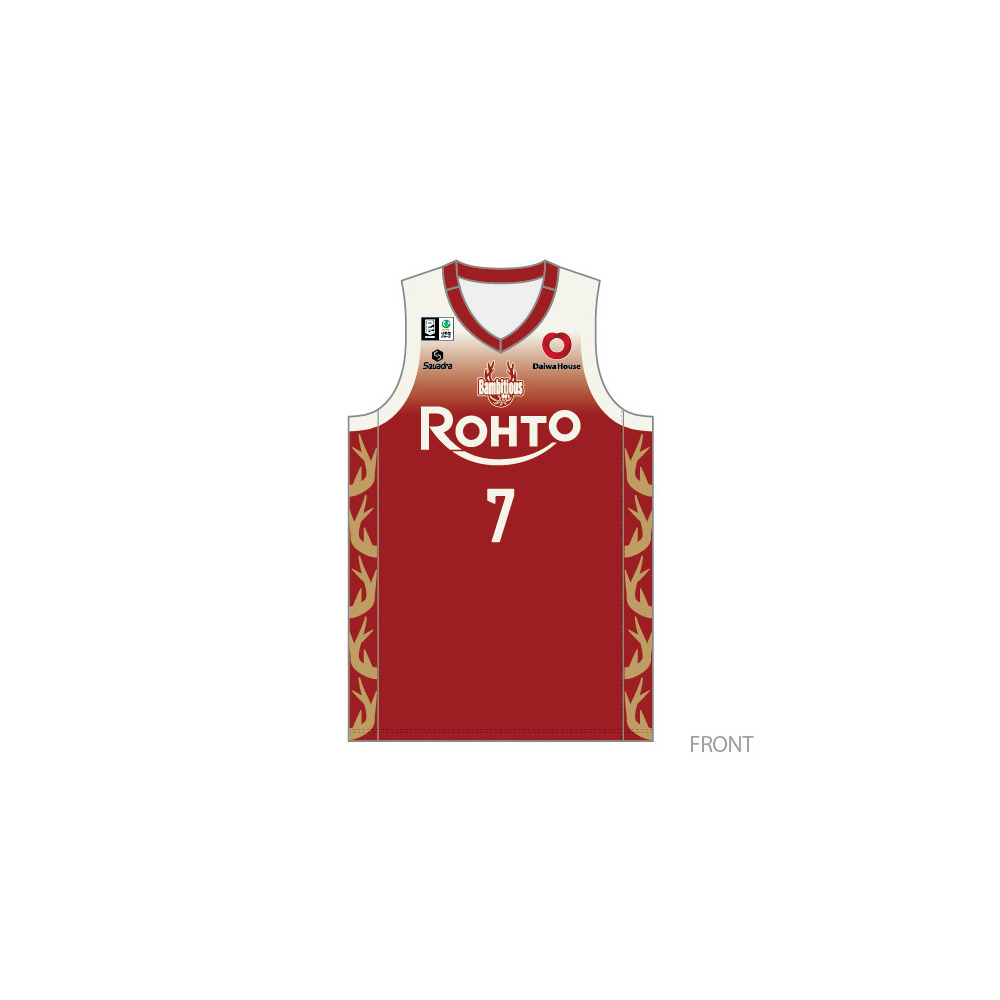 2025-26 オーセンティックゲームシャツ 詳細画像 HOME（エンジ） 2