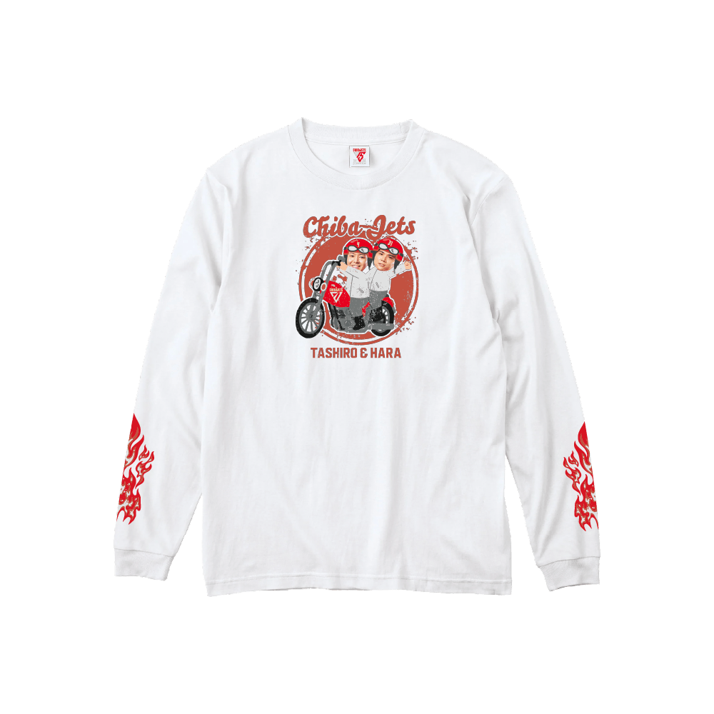 はらたし2026 ぶんぶんﾛﾝｸﾞｽﾘｰﾌﾞTｼｬﾂ 詳細画像 ホワイト 1