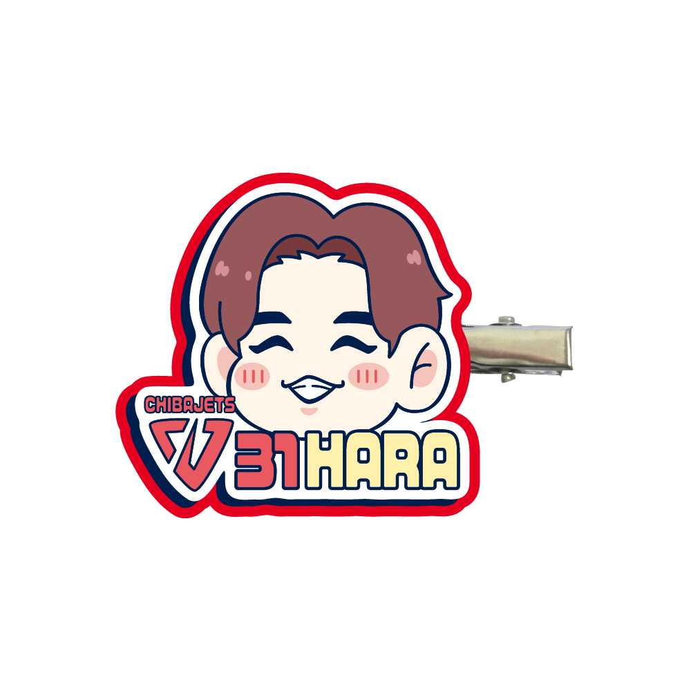 はらたし2026イラストアクリルヘアクリップ 詳細画像 ONE 3