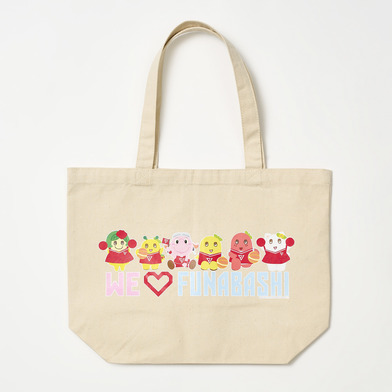 ふなっしーファミリー×ジャンボくんコラボ トートバッグ