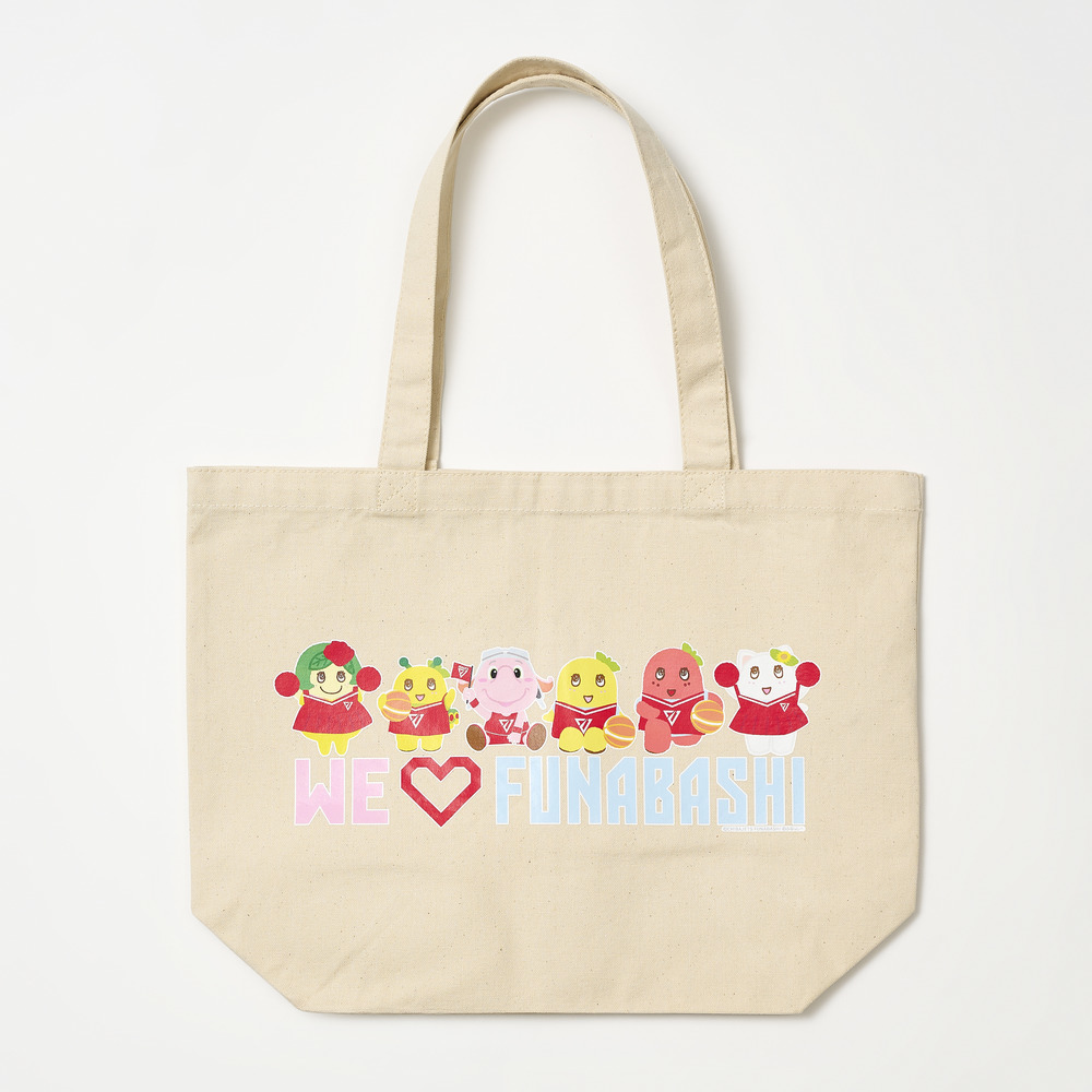 ふなっしーファミリー&times;ジャンボくんコラボ トートバッグ 詳細画像 ONE 1