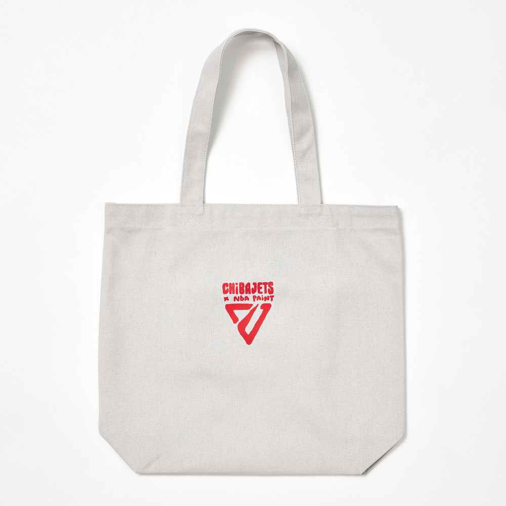 CHIBAJETS&times;NBA PAINT トートバッグ 詳細画像 ライトグレー 2