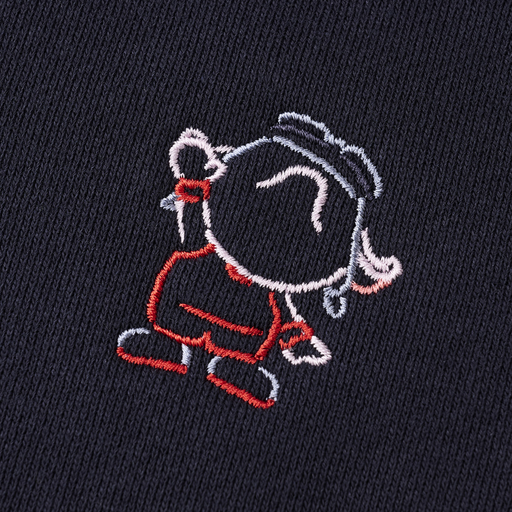 ジャンボくんシルエット刺繍ベビースタイ 詳細画像 ONE 2