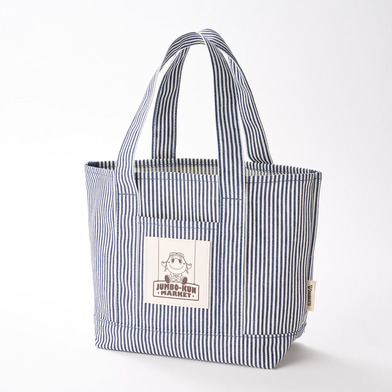 JUMBO-KUN MARKET ヒッコリー生地ミニトートバッグ