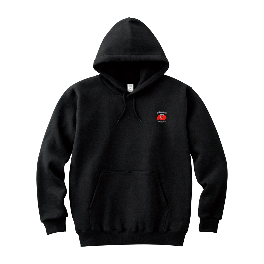 ﾄﾞﾑﾄﾞﾑﾊﾝﾊﾞｰｶﾞｰｺﾗﾎﾞ ﾌｰﾃﾞｨ 詳細画像 ブラック 1