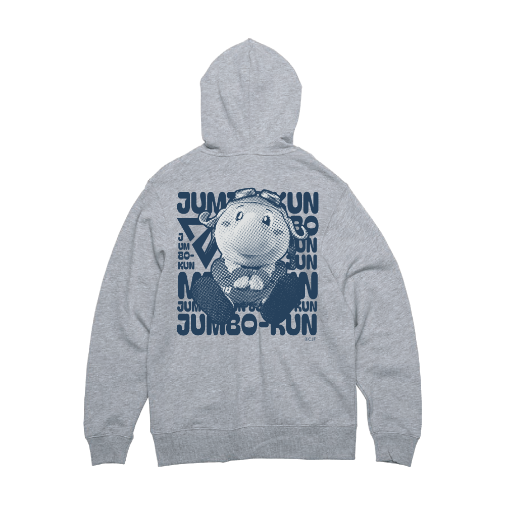 ﾊﾞｯｸﾌﾟﾘﾝﾄﾌｰﾃﾞｨ(ｼﾞｬﾝﾎﾞくんﾌｫﾄ) 詳細画像 グレー 2