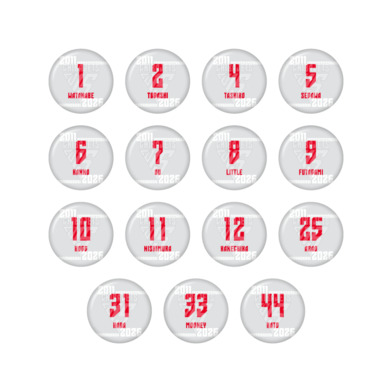 15THシークレット選手N＆N缶バッジ