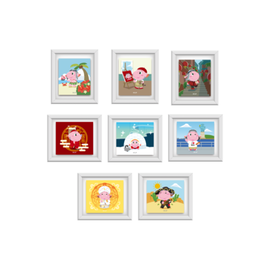 旅するジャンボくんシークレットフレームマグネット