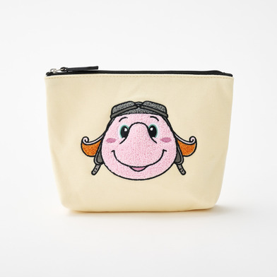 ジャンボくんサガラ刺繡ポーチ