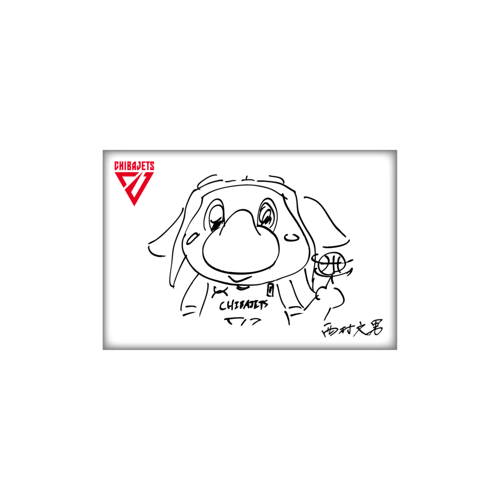 2024-25 BOOSTER FES シークレット似顔絵ジャンボくんスクエア缶バッジ 詳細画像 ONE 7