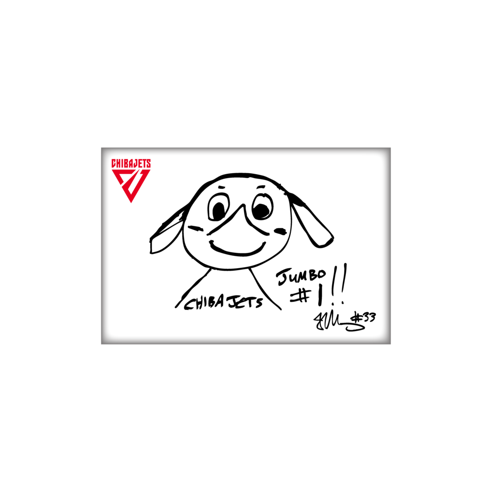 2024-25 BOOSTER FES シークレット似顔絵ジャンボくんスクエア缶バッジ 詳細画像 ONE 9