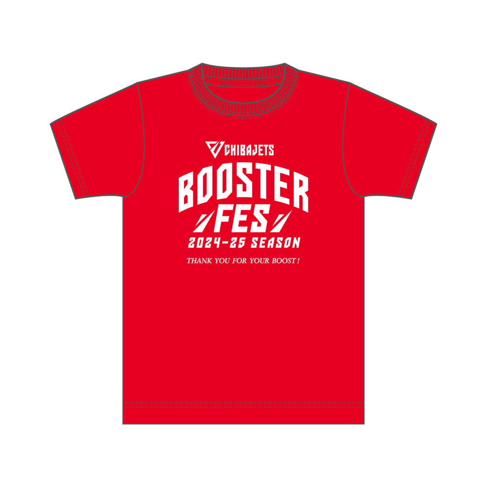 2024-25BOOSTER FES Tシャツ 詳細画像 レッド 2