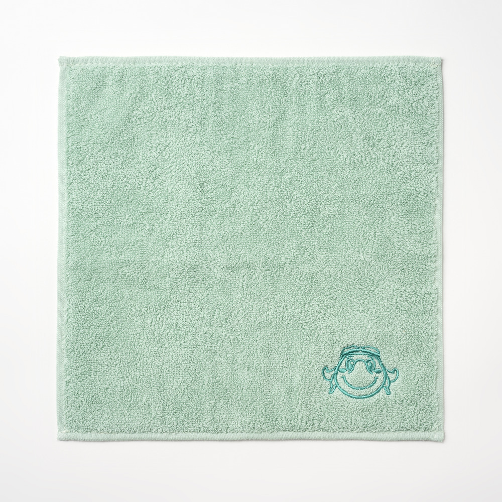 ジャンボくん刺繍今治ハンドタオル 詳細画像 ライトグリーン 1