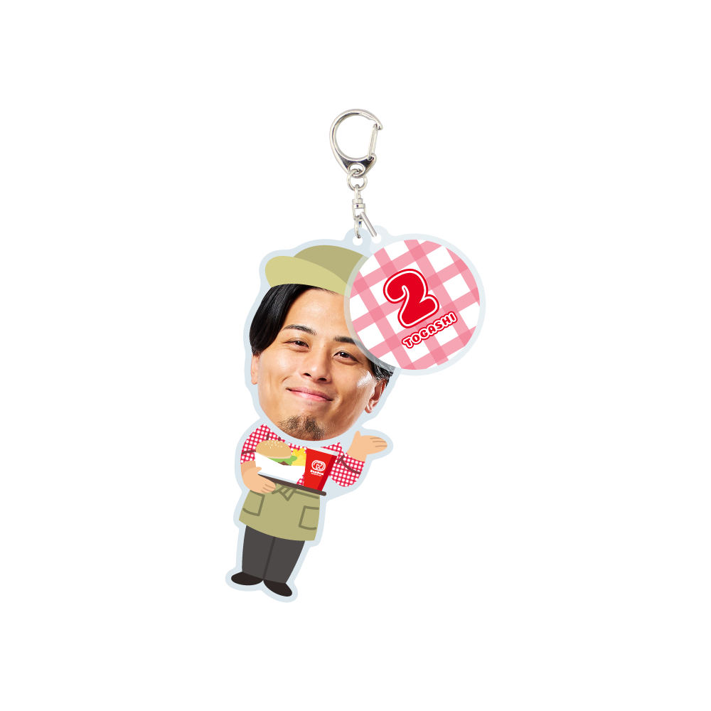 ﾄﾞﾑﾄﾞﾑﾊﾝﾊﾞｰｶﾞｰｺﾗﾎﾞ 選手ﾌﾘﾌﾘｷｰﾎﾙﾀﾞｰ 詳細画像 #2 富樫 勇樹 1