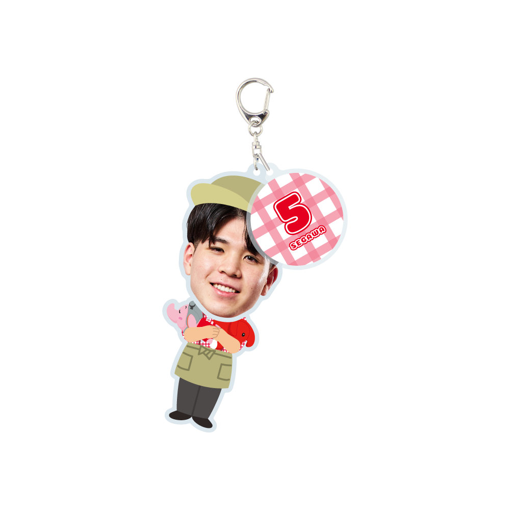 ﾄﾞﾑﾄﾞﾑﾊﾝﾊﾞｰｶﾞｰｺﾗﾎﾞ 選手ﾌﾘﾌﾘｷｰﾎﾙﾀﾞｰ 詳細画像 #5 瀬川 琉久 1