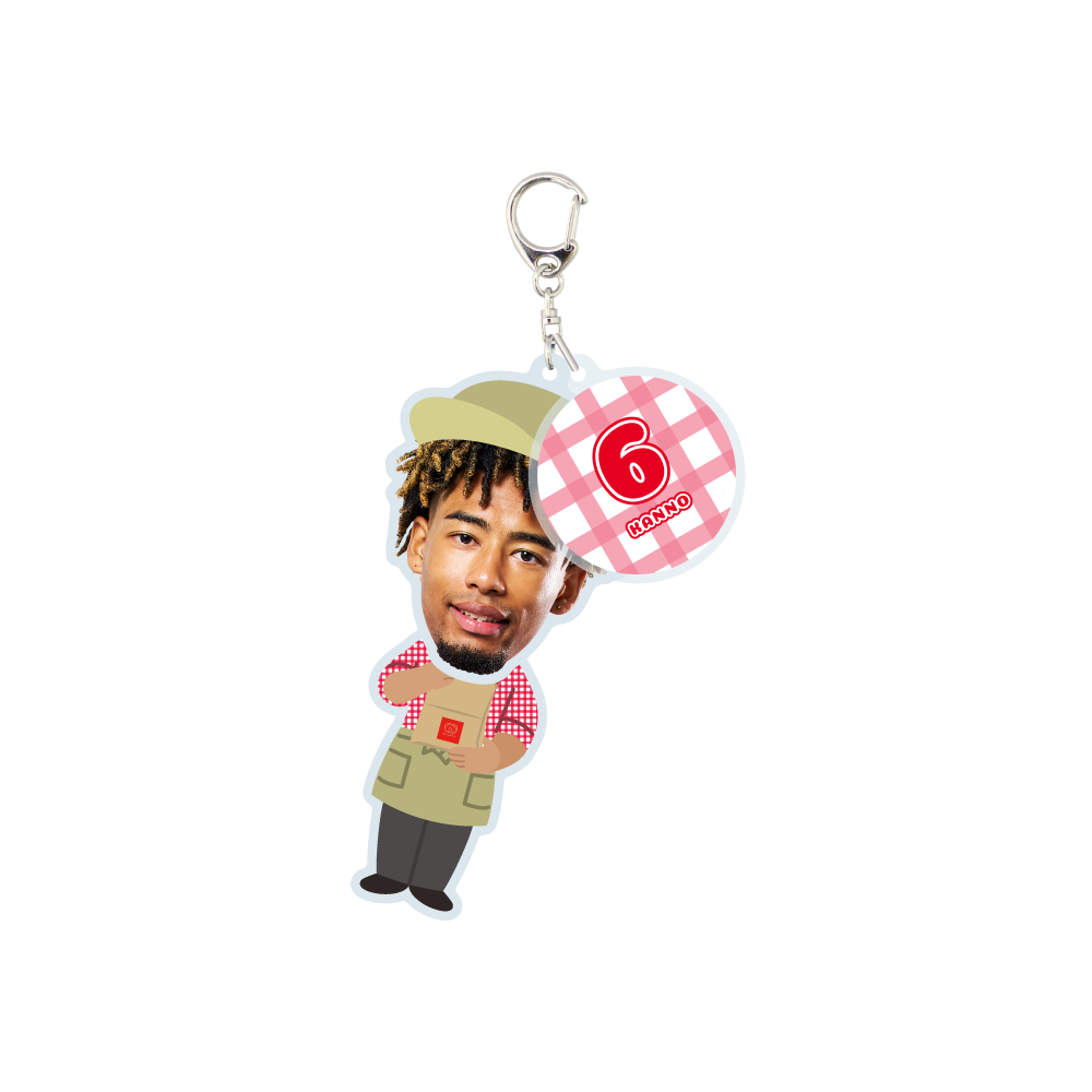 ﾄﾞﾑﾄﾞﾑﾊﾝﾊﾞｰｶﾞｰｺﾗﾎﾞ 選手ﾌﾘﾌﾘｷｰﾎﾙﾀﾞｰ 詳細画像 #6 菅野 ブルース 1