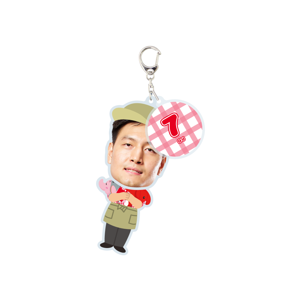 ﾄﾞﾑﾄﾞﾑﾊﾝﾊﾞｰｶﾞｰｺﾗﾎﾞ 選手ﾌﾘﾌﾘｷｰﾎﾙﾀﾞｰ 詳細画像 #7 マイケル・オウ 1