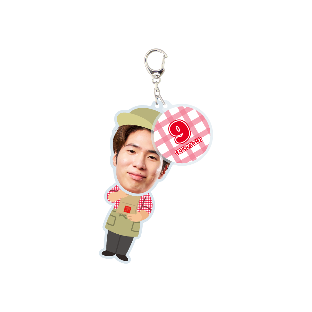 ﾄﾞﾑﾄﾞﾑﾊﾝﾊﾞｰｶﾞｰｺﾗﾎﾞ 選手ﾌﾘﾌﾘｷｰﾎﾙﾀﾞｰ 詳細画像 #9 二上 耀 1