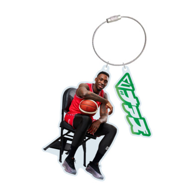 選手ニックネーム2連アクリルキーホルダー