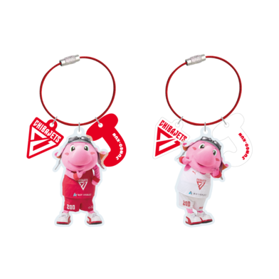 ジャンボくん 3連アクリルキーホルダー