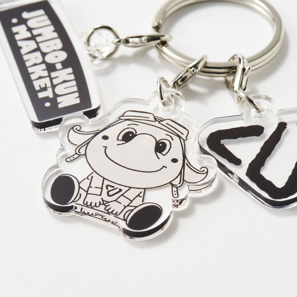 JUMBO-KUN MARKET 3連アクリルキーホルダー 詳細画像 ONE 2