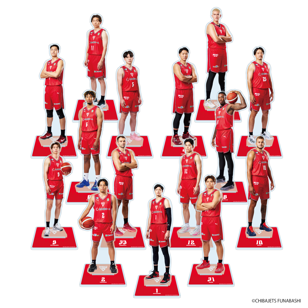 【15選手ｾｯﾄ】選手アクリルスタンド（宣材/2025-26） 詳細画像 ONE 1