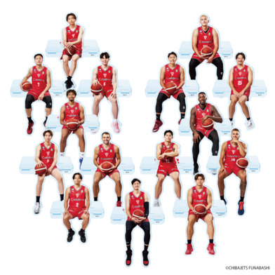 【15選手セット】選手アクリルスタンド (座り/2025-26)